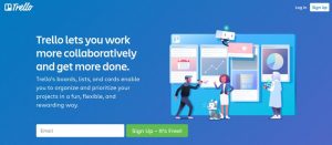 Trello main page